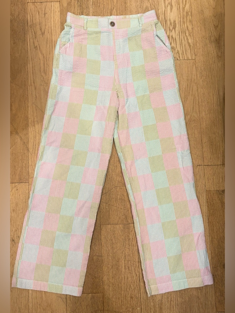 Women’s LFD Pastel Check Bottoms - Pink, Mint & Cream